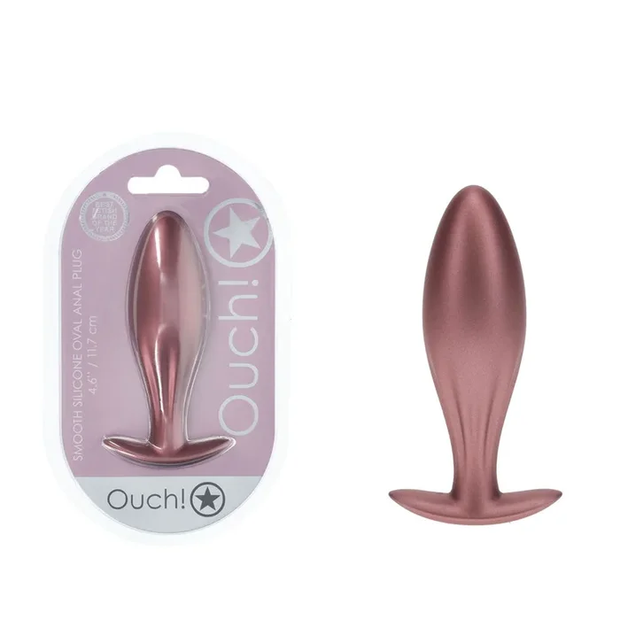 OUCH! Oval Anal Plug – – 11.7 cm Butt Plug