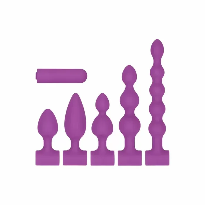 Ouch Silicone USB-Rechargeable Anal Set