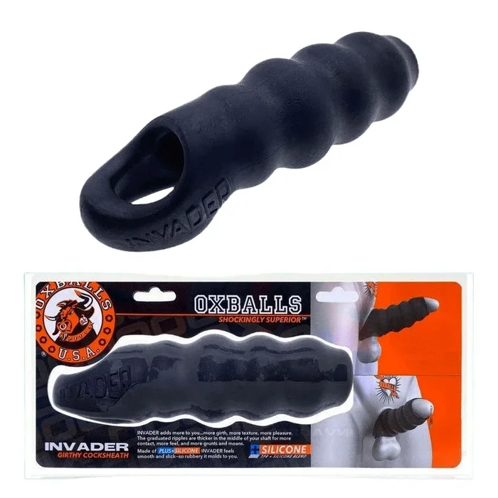 Oxballs Invader “Black Ice” Cocksheath Penis Extender