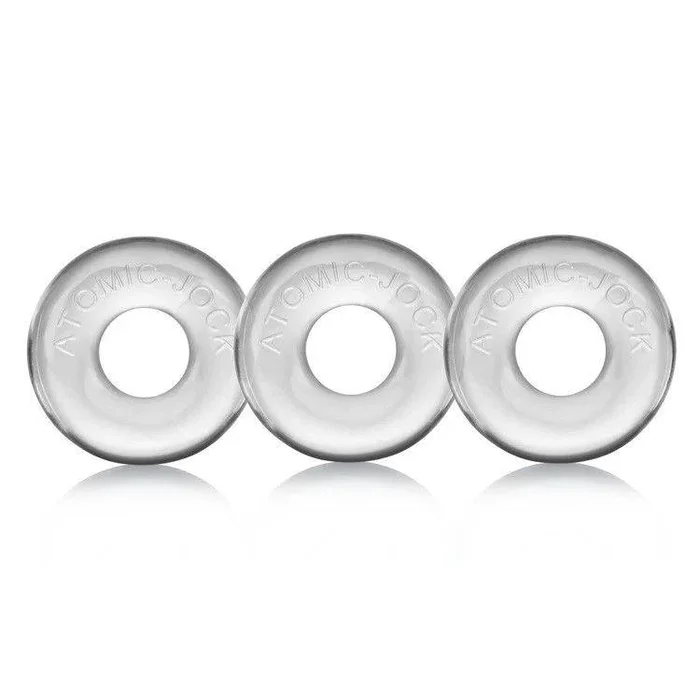 Oxballs Ringer 3-Pack Of Do-Nut-1 Clear