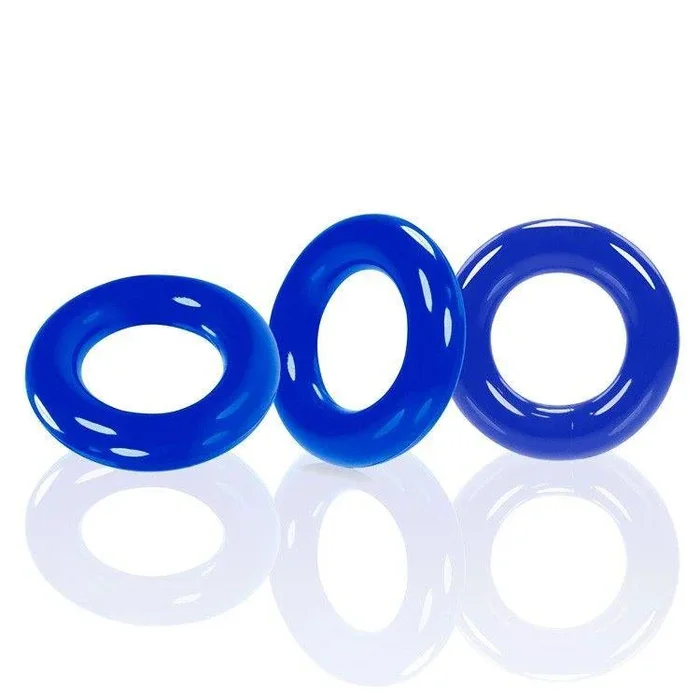 Oxballs Willy Rings 3-Pack Cockrings Police Blue