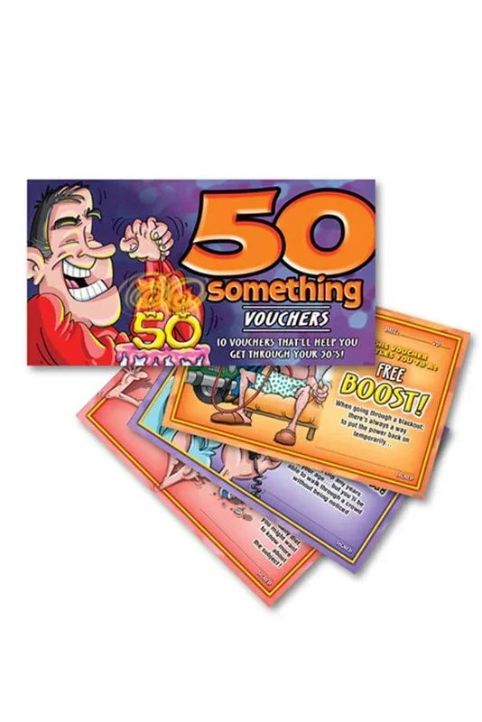 Ozze Creations – 50 Something Vouchers For Him