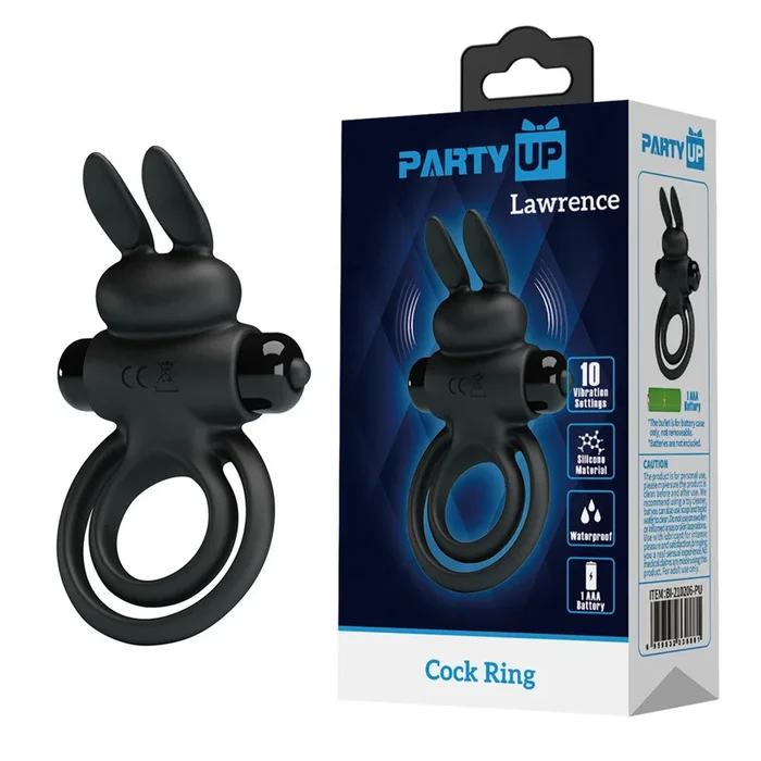 Party Up LAWRENCE Vibrating Cock Ring – Vibrating Cock & Balls Ring