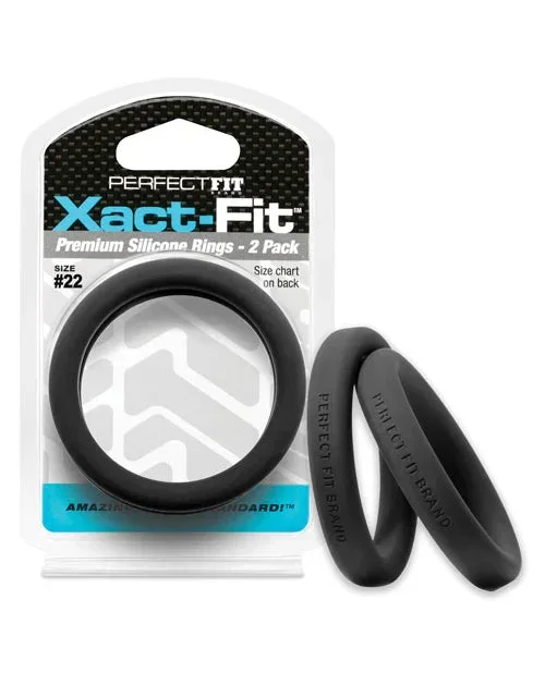 Perfect Fit Xact Fit #22 – Black Pack of 2