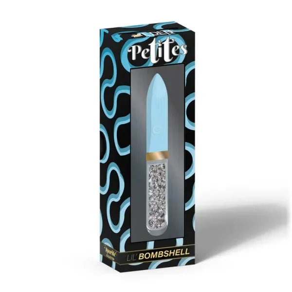 Petites Sparkle Lil Bombshell Glass Vibrator by Petites
