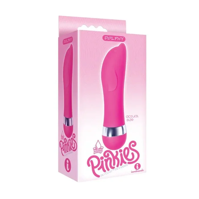 Pinkies Silicoat Mini-Vibe Dolphy – Pink