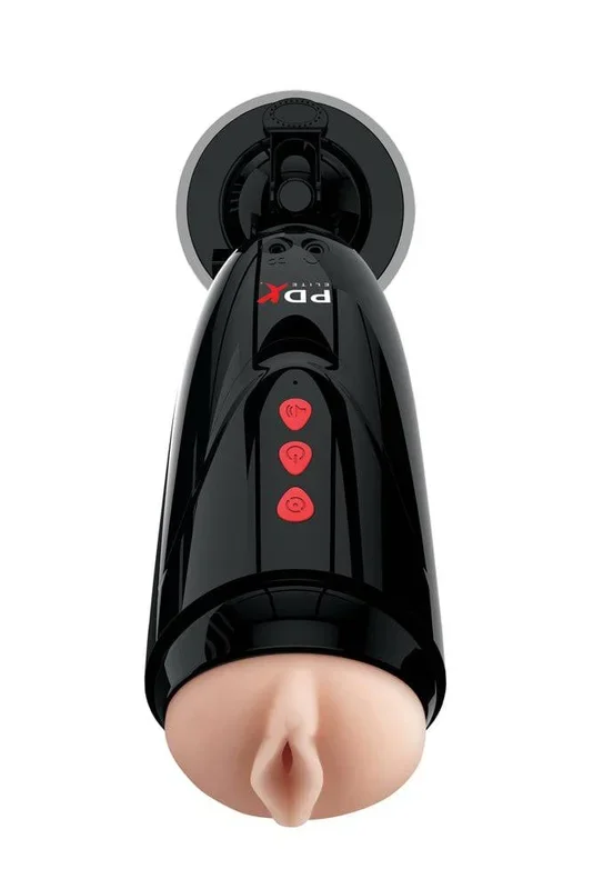 Pipedream Extreme – PDX Elite – Dirty Talk Interactive Vibrating Stroker