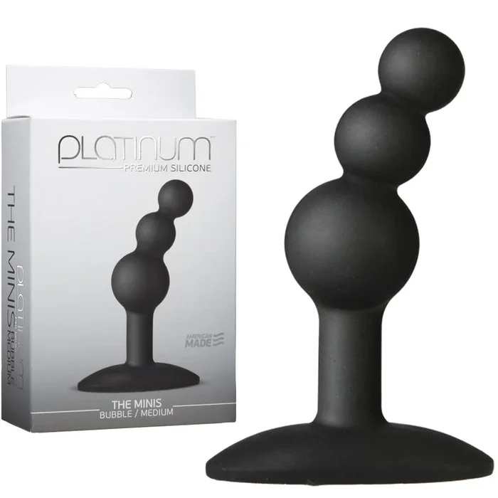 Platinum Premium Silicone – The Minis – Bubble – Medium Black