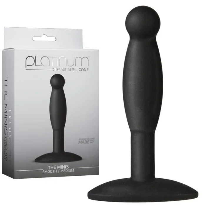 Platinum Premium Silicone – The Minis – Smooth – Medium Black