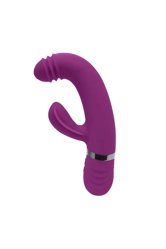 Playboy – Tap That Rabbit Vibrator With Tapping Shaft – Purple