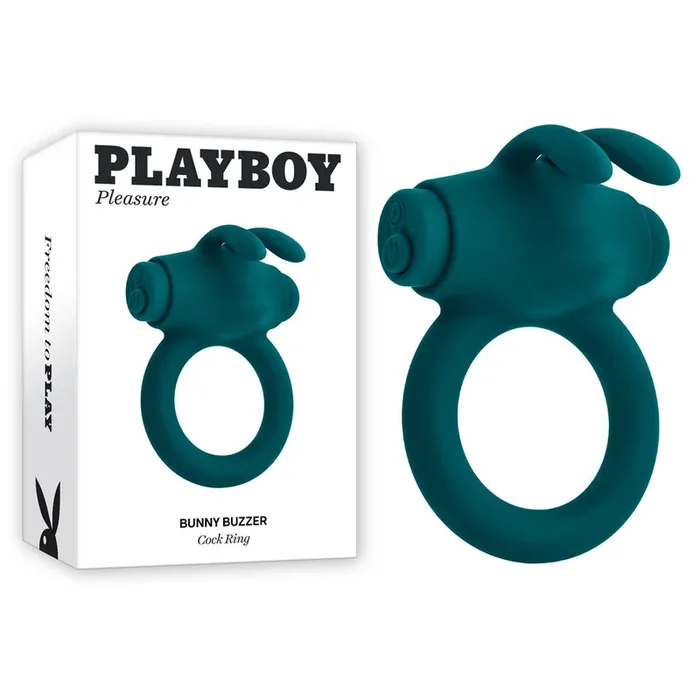 Playboy Pleasure BUNNY BUZZER Couples Vibrating Cock Ring