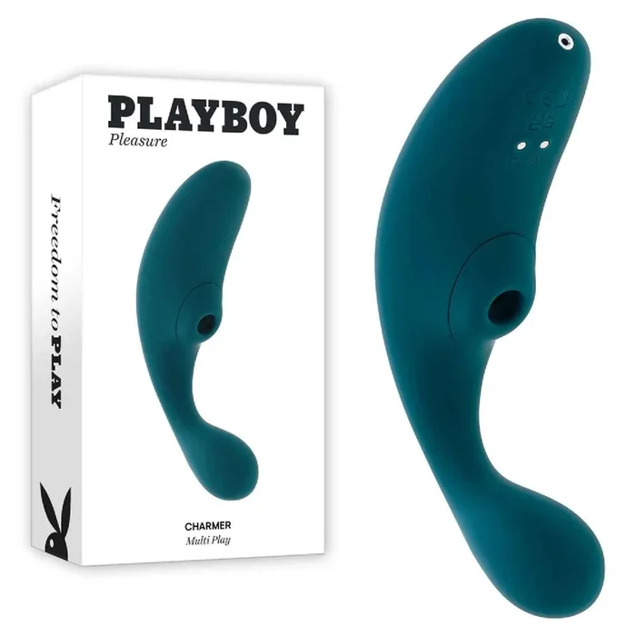 Playboy Pleasure CHARMER Suction Stimulator – Blue