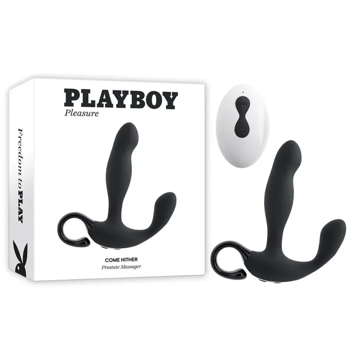 Playboy Pleasure COME HITHER Prostate Massager – Black