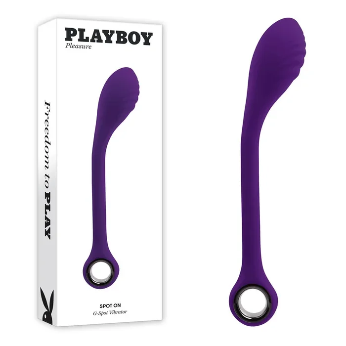 Playboy Pleasure SPOT ON – 22.6 cm USB Rechargeable Poseable G-Spot Vibrator