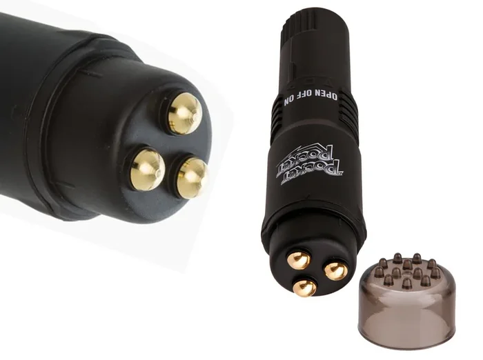 Pocket Rocket Limited Edition Mini Clitoral Vibrator Velvet Touch Black