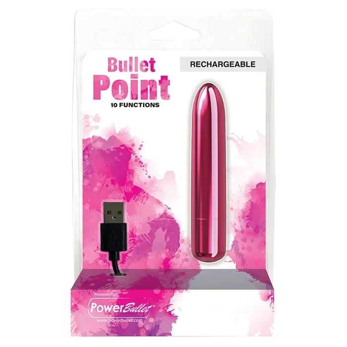 PowerBullet Bullet Point – Bullet Vibrator – USB Rechargeable – Pink