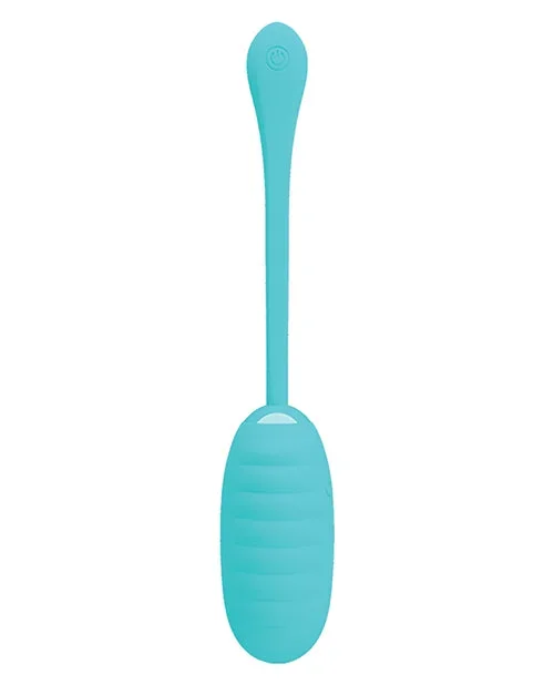 Pretty Love Kirk Liquid Silicone Remote Egg – Turquoise