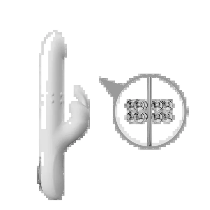 PRETTY Love Reese thrusting & rotating Rabbit vibrator WHITE