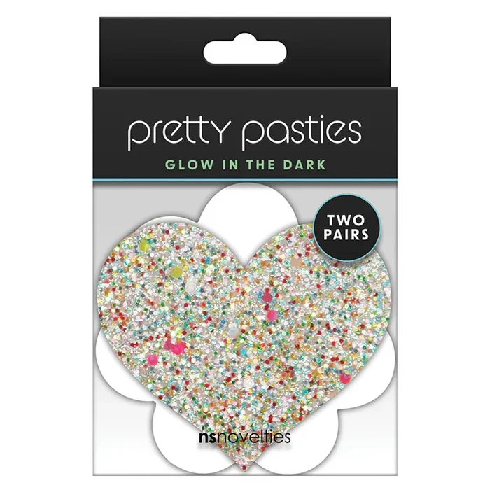 Pretty Pasties Heart & Flower – Glow (2 Pack)