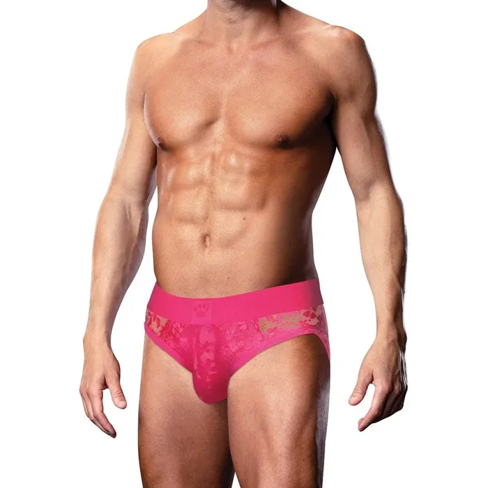 Prowler Pink Lace Brief X Large
