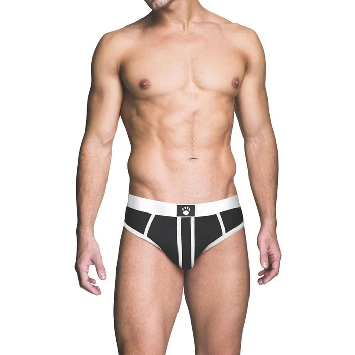 Prowler Red Ass-Less Brief White M