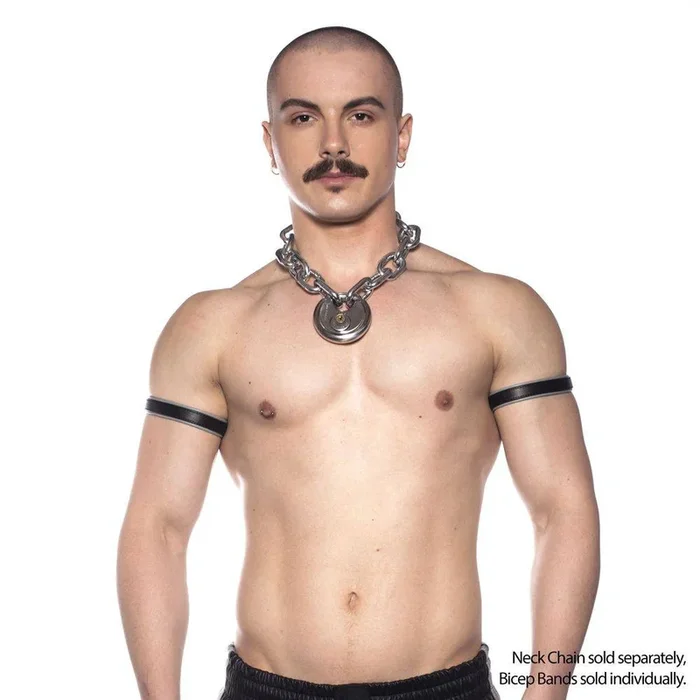 Prowler Red Bicep Band Grey