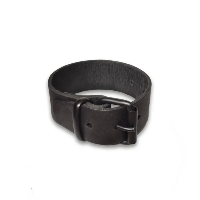 Prowler Red Leather Buckle Bicep Band XLarge