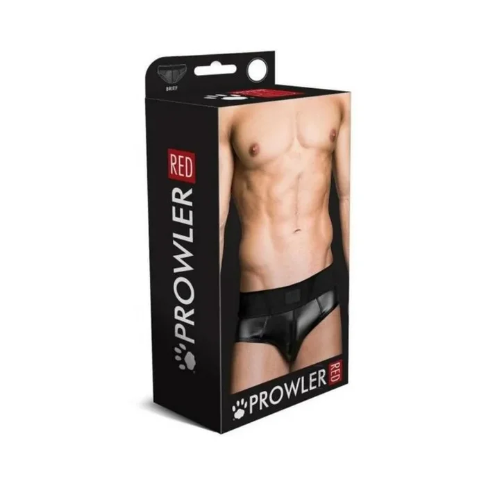 Prowler Red Wetlook Brief Blk Md