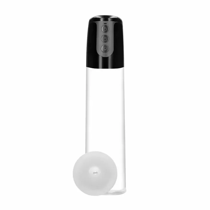 Pumped Automatic Cyber Pump with Masturbation Sleeve – Transparent