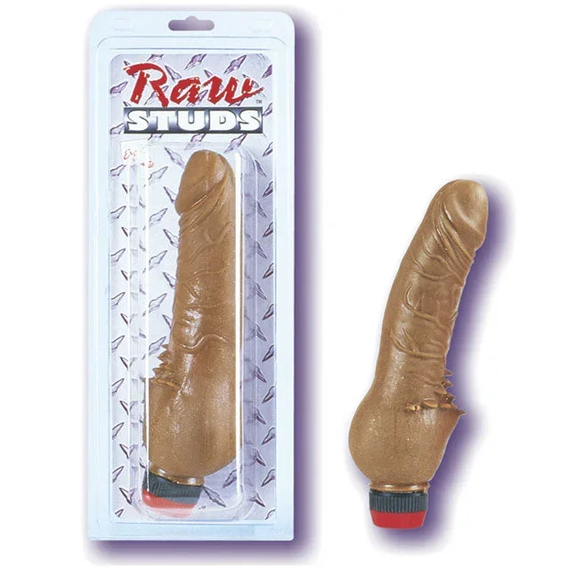 Raw Studs – Manhandler German – Brown 7.5in