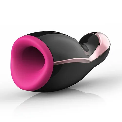 Realistic Mouth Automatic Thrusting Vibration Warming Male Masturbator