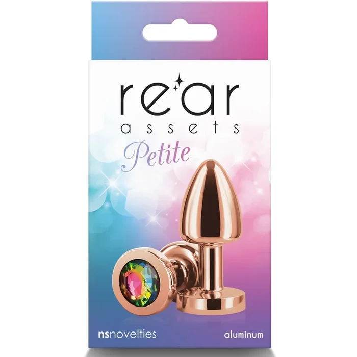 Rear Assets Gold Rainbow Aluminum Butt Plug – Petite