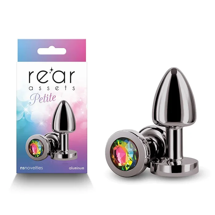 Rear Assets Petite – Gunmetal with Rainbow Gem