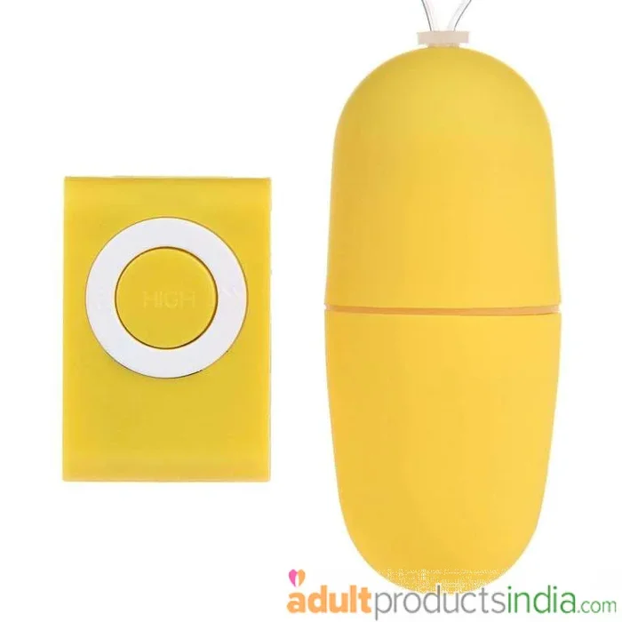 Remote Control Vibrating Egg – Yellow