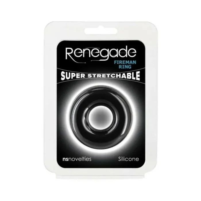 Renegade Fireman Ring Medium Black