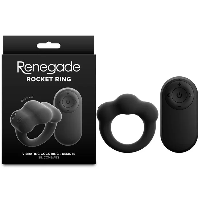 Renegade Rocket Ring – – USB Rechargeable Vibrating Cock Ring with Wireless Remote