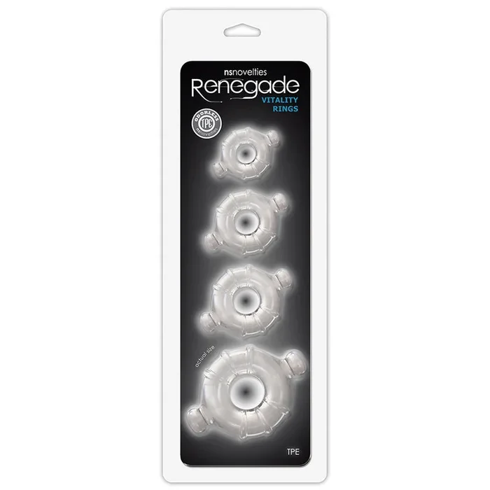 Renegade Vitality Rings – Clear (4 Pack)