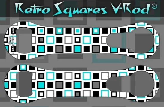 Retro Squares Kolorcoat™ V-Rod® Bottle Opener