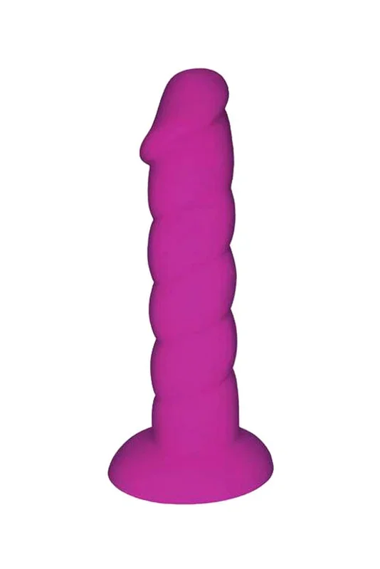 Rock Candy Toys – Suga Daddy – 9.5 Inch Silicone Dildo – Purple