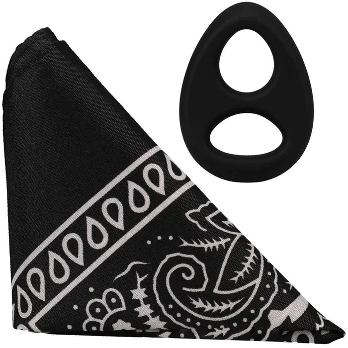 ROCK SOLID – The Code – Silicone C-RING with Bandana Black