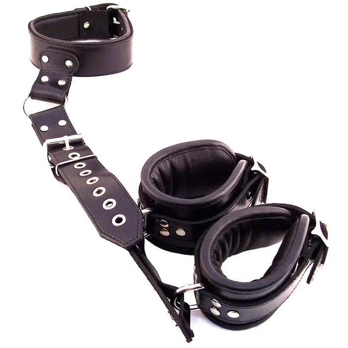 Rouge Neck to Wrist Restraint Black