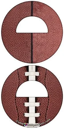 Round Bottle Opener – Football Pattern
