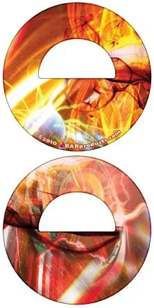 Round Bottle Opener – Psych Pattern