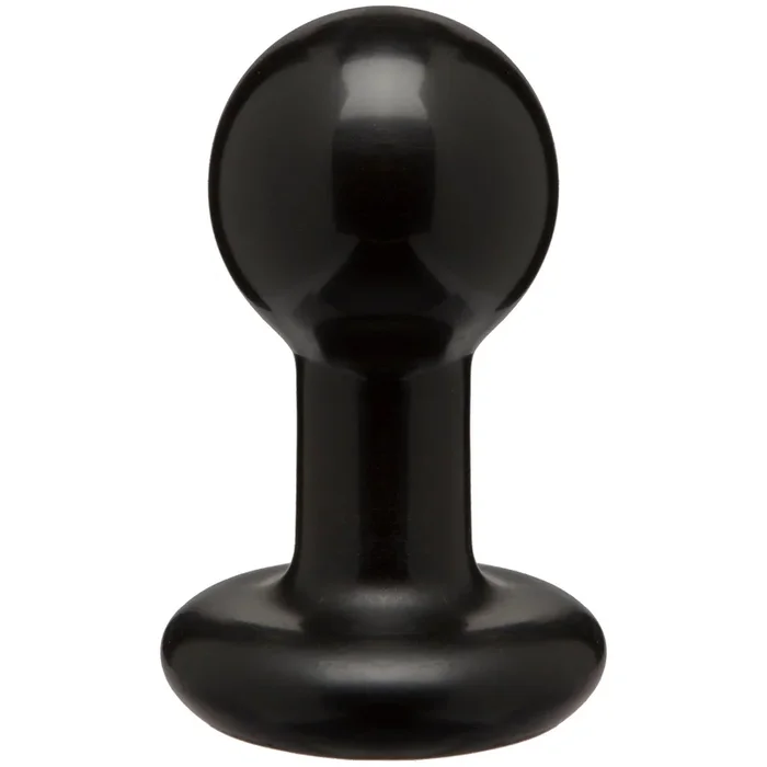 Round Butt Plug – Small – Black