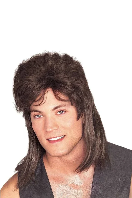 Rubies Costume Company – Mullet Wig – Brown