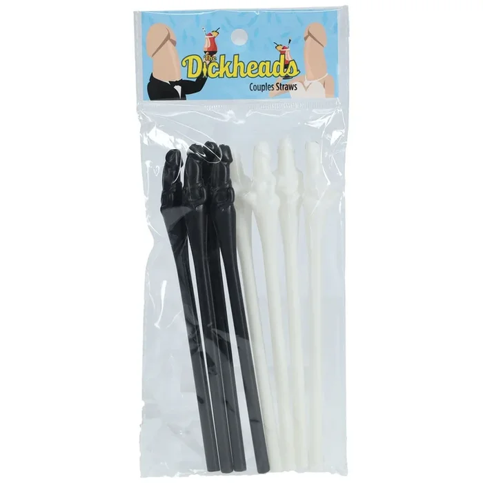 S-LINE The Dickheads – Couples Straws Black/White
