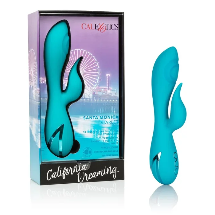 Santa Monica Starlet: Vibrating & Thumping Sex Toy with 10 Vibes