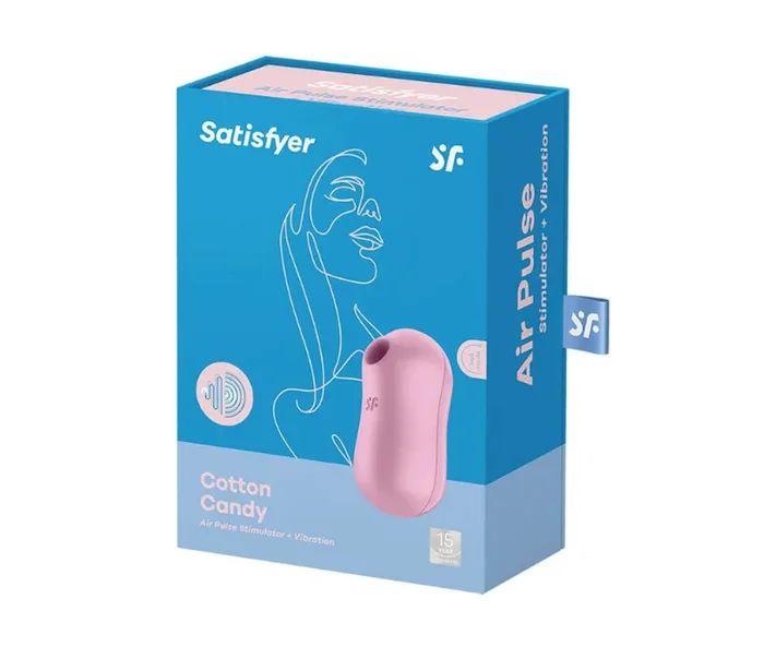 Satisfyer Cotton Candy – Air Pulse Stimulator Plus Vibrator – Lilac