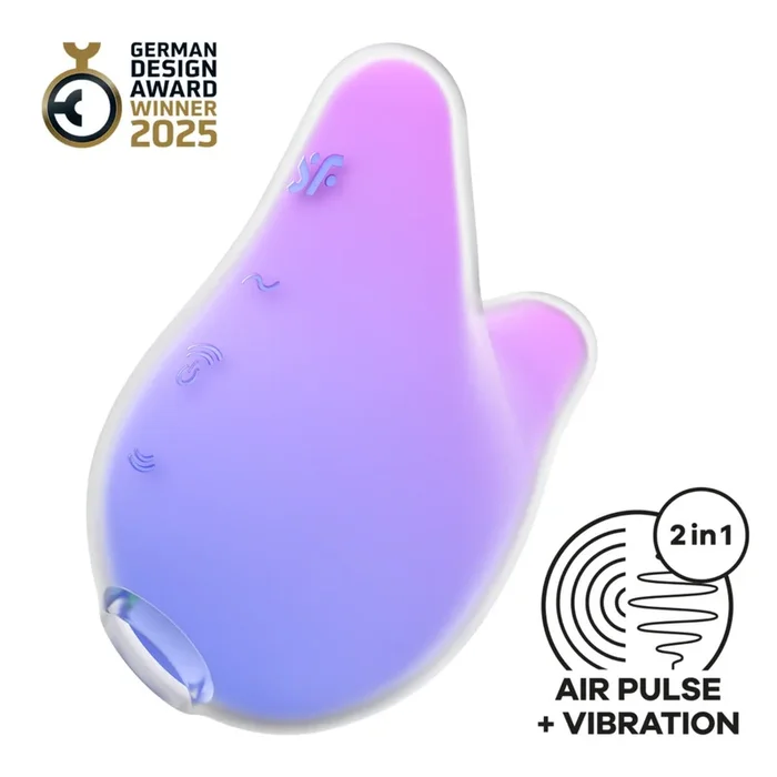Satisfyer Mermaid Vibes Air Pulse Stimulator Violet Pink