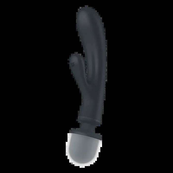 Satisfyer Triple Lover Massager – Rabbit & Wand Vibrator (Grey, 24 cm)